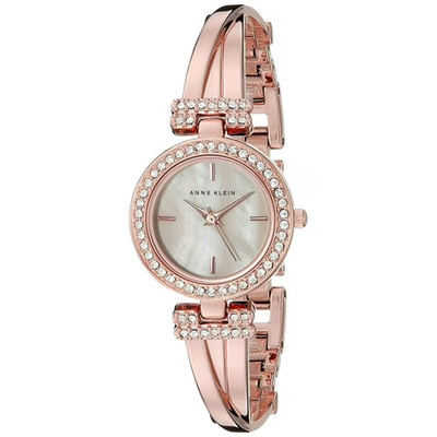ANNE KLEIN WOMEN'S METAL ANALOG QUARTZ FASHION WATCH, ROSE GOLD *DISTRESSED PKG