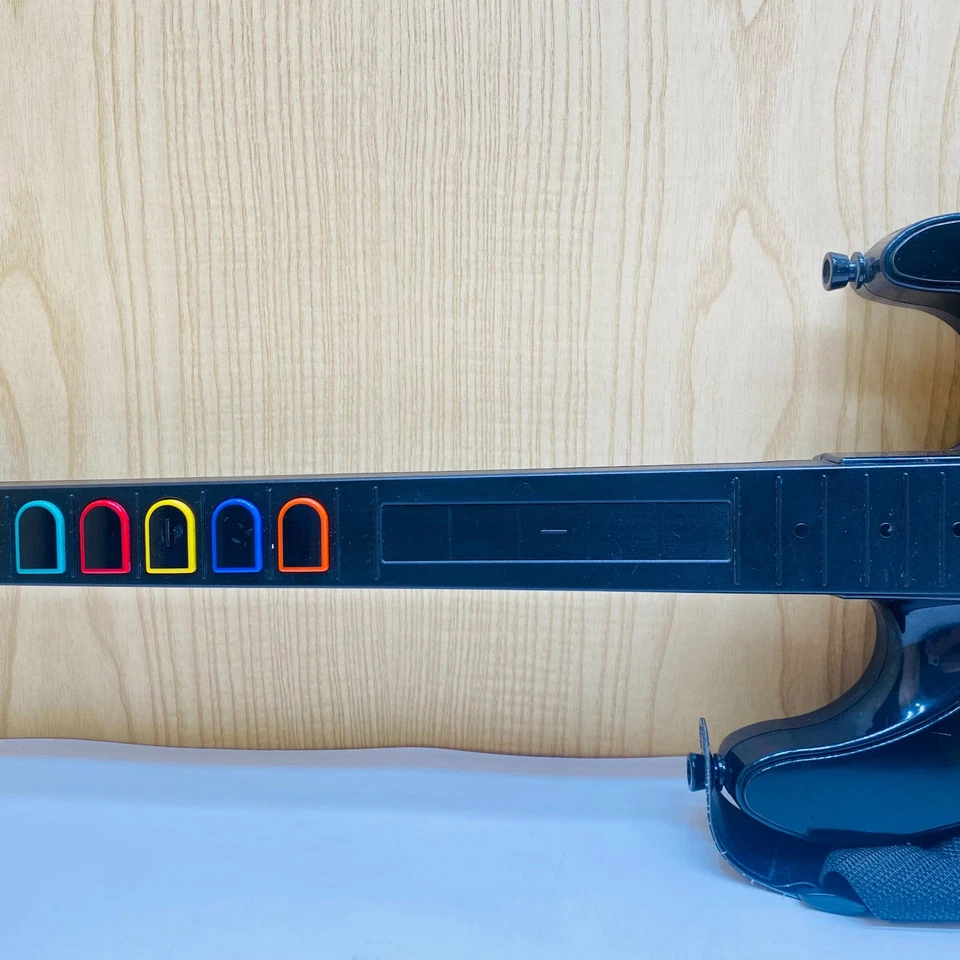 CHITARRA GUITAR HERO NINTENDO Wii controller TESTATA FUNZIONANTE - Immagine 3 di 4