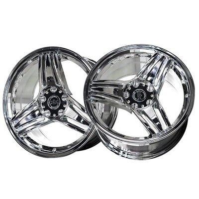 1 X Anovia Treble 18X9.5 5x4.5 0 Hub 35 Offset Chrome Wheel Rim | eBay