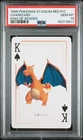 PSA 10 - Charizard Pokemon Stadium Red Poker Playing Card 1998 Vintage Japanese