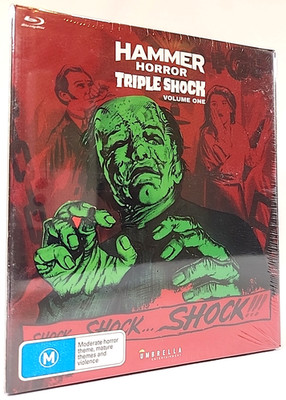 Hammer Horror Triple Shock Volume One (1) Umbrella Blu-ray Box Set Region Free