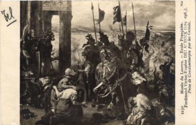 CPA AK Louvre Museum FERDINAND V.E.DELACROIX Einnahme von Konstantinapel (702242)