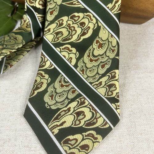 Vintage 60s 70s Striped Wide Mens Polyester Neck Tie Disco Saturday Night 4"x56" - Picture 6 of 14