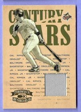 2005 Donruss Throwback Threads (HOF)Cal Ripkin Jr. Material Ser#35/50 Card#CS-50