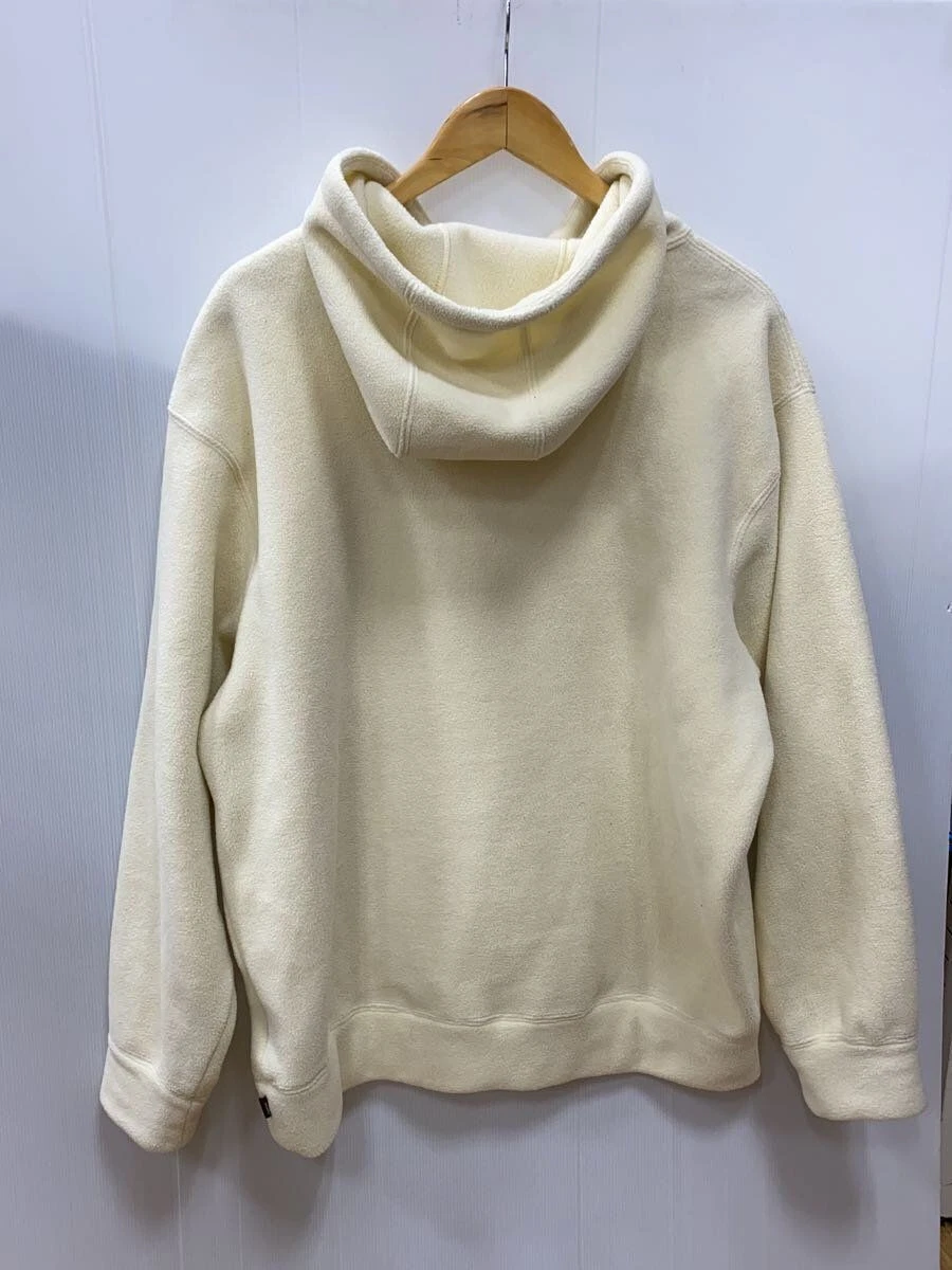 Felpa Supreme con cappuccio L poliestere panna usata