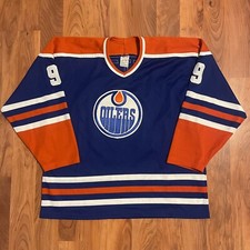 Wayne Gretzky Edmonton Oilers Jersey CCM Vintage Large Replica Sz 52 - FREE SHIP