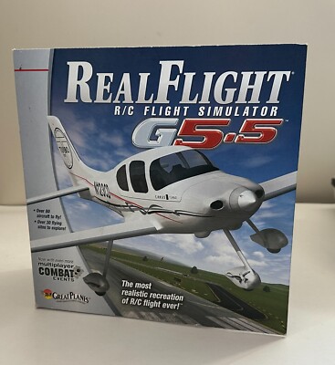 Real Flight Remote RC Flight Simulator G5.5 w InterLink Elite Controller 