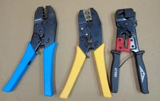 Lot/3 ALLEN TEL Pass Through Crimper AT580 + 2 More Cable Cutter Unbranded Tools