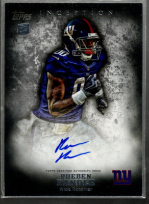 B3986- 2012 Topps Inception #115 Rueben Randle RC Auto - Nm-Mt (Rookie Card)