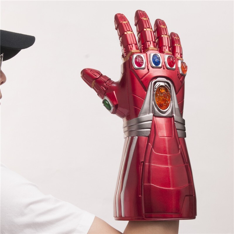 Guantes Iron Man LED Adulto Disfraz Cosplay Avengers de Piedras Infinitées