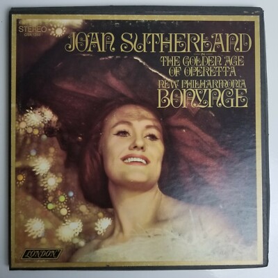 Joan Sutherland The Golden Age of Operetta 2 LP Set London OSA 1268 