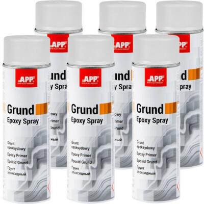 APP Epoxy Grundierung 500x6 1K Grau Epoxid Primer Spray EP