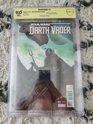 CBCS 9.0 Darth Vader #1 Variant signed by Alex Ross Star Wars 1st app NOT CGC