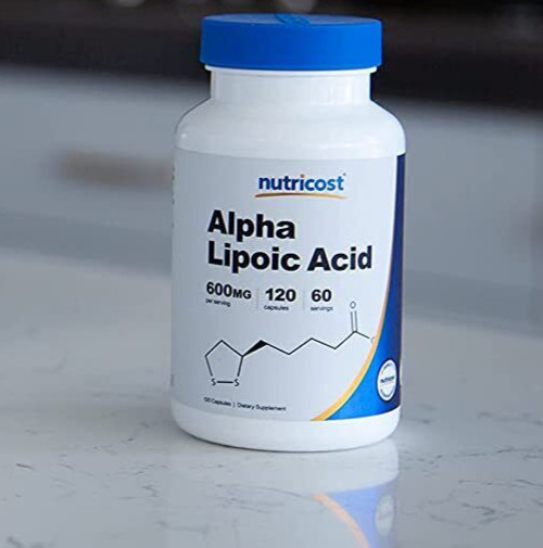 Альфа-липоевая кислота 600 мг АЛК на порцию 120 капсул 4990₽
