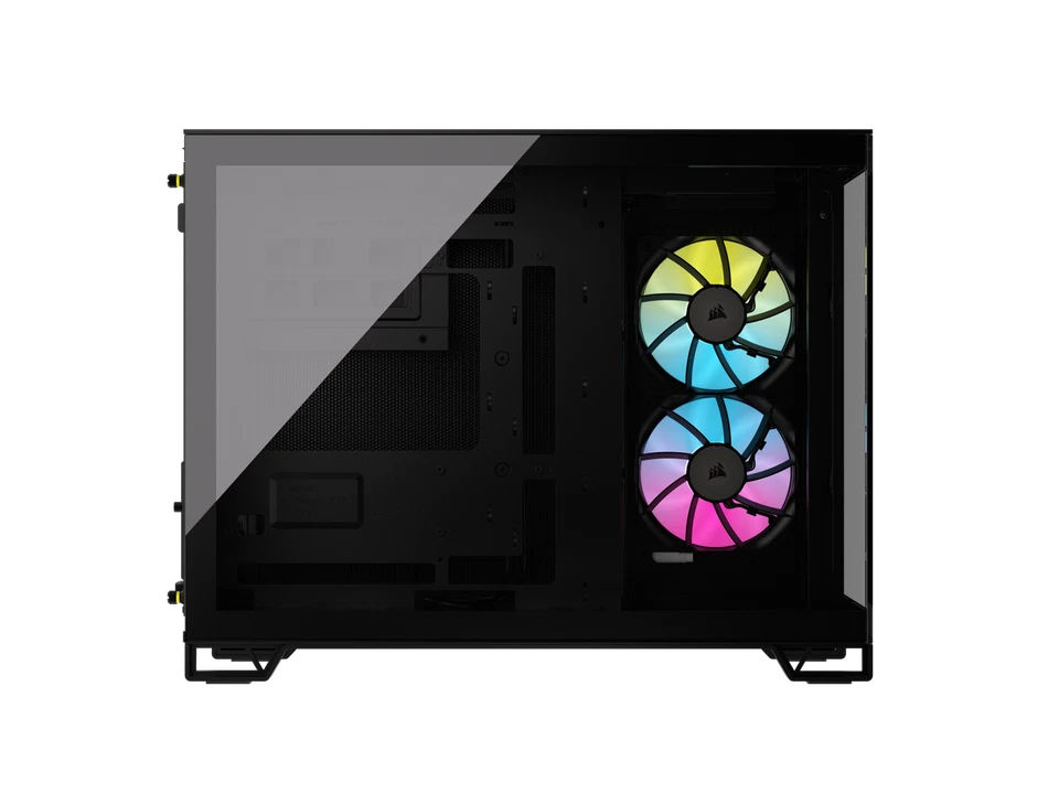 CORSAIR iCUE LINK 2500X RGB Micro ATX Dual Chamber PC Case – Two Tempered Glass - Image 3 of 4