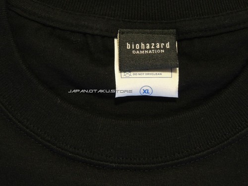 BIOHAZARD DAMNATION RESIDENT EVIL TYRUNT BLACK T-shirts XL SIZE - Picture 8 of 8