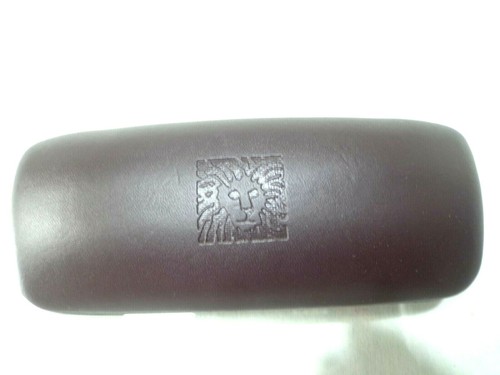 ANNE KLEIN BRAUNE SONNENBRILLE BRILLE HÜLLE HARTHÜLLE CLAMSHELL