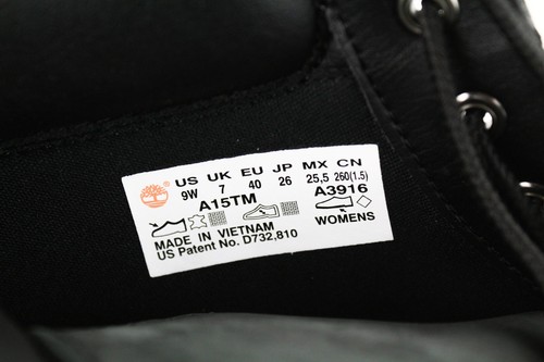TIMBERLAND A15TM Women Boots EU40 UK7 Sensorflex Comfort System Leather Black - Picture 10 of 12