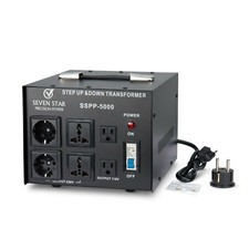 Seven Star 5000 Watt Voltage Transformer Up/Down 110V to 220 Volt