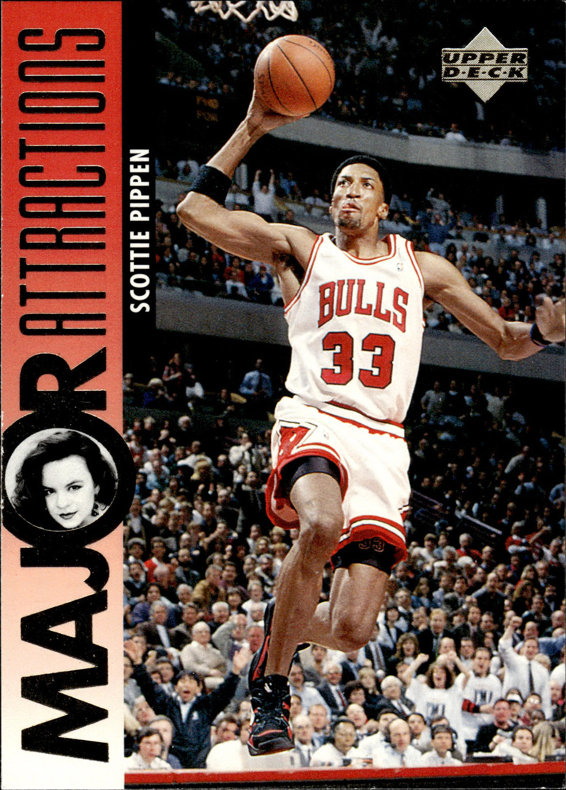 1995-96 Upper Deck #338 Scottie Pippen / Jenna Von Oy