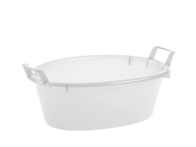 Oval Basin Polythene 45 cm White Stefanplast