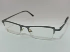 ZEISS - Z2101 47-19 130 Grey Half-Rim Rectangle Eyeglass Frames
