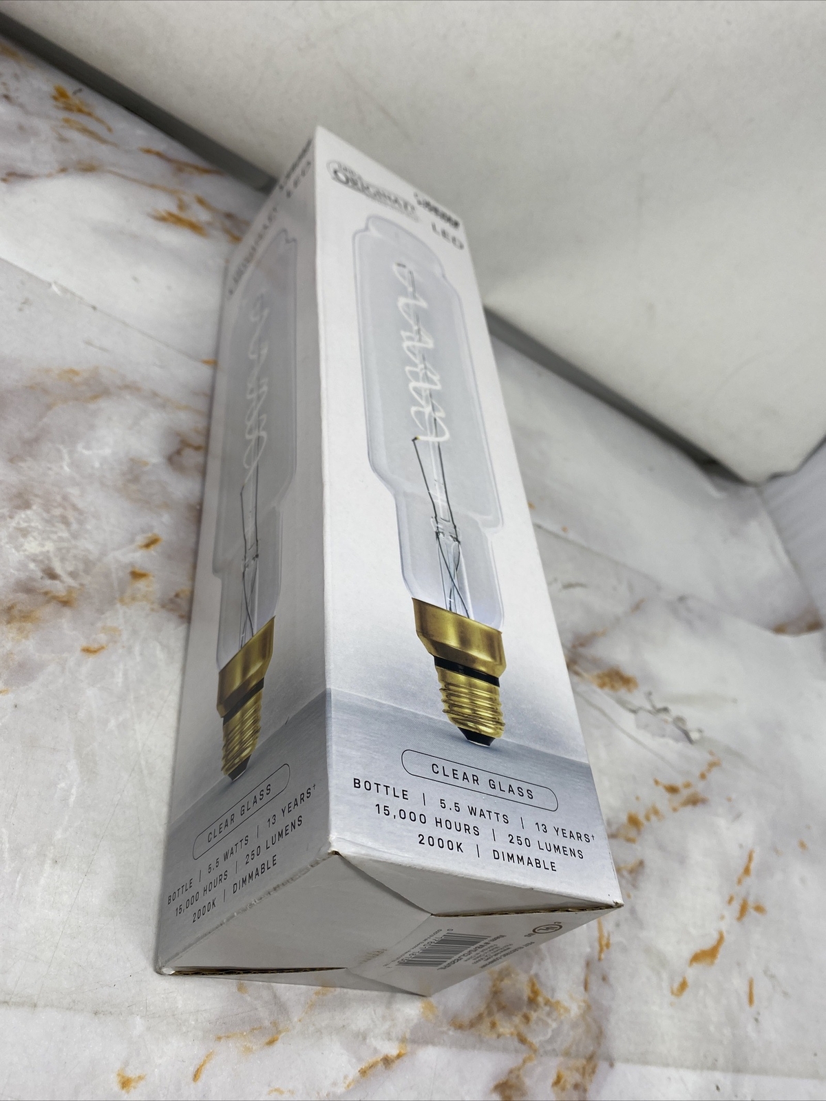 Feit Electric Filament LED Bulb Bottle E26 Soft White 60W VB/S/CL/820