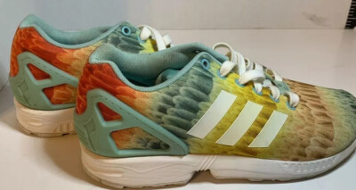 Adidas Torsion Womens ZX Flux Running Shoes Multicolor B25485 Lace