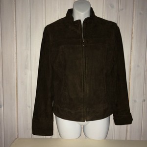 cole haan leather coat