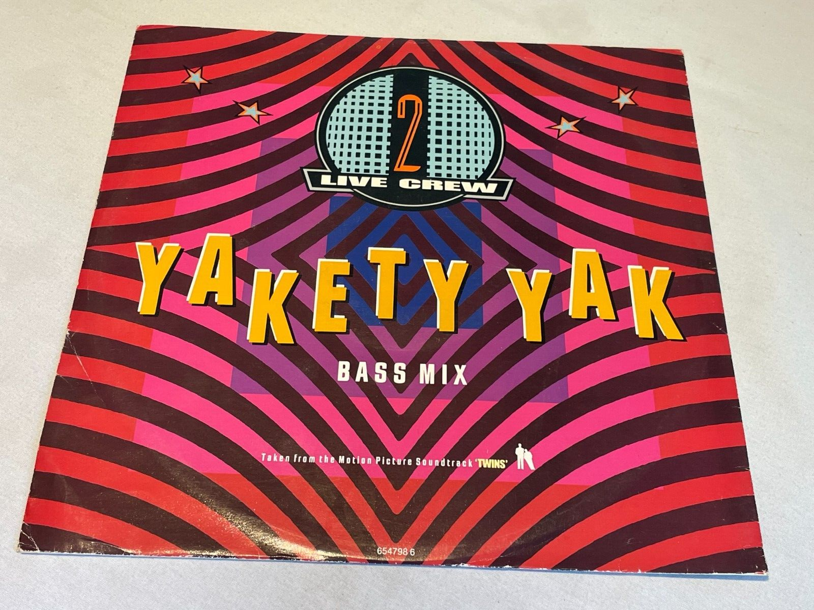 2 Live Crew - Yakety Yak (Twins Soundtrack) - Vinyl Record 12"" Single - 1989 CBS