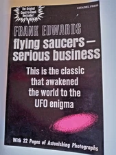 Flying Saucers....Serious Business by Frank Edwards (1987, Trade Paperback)