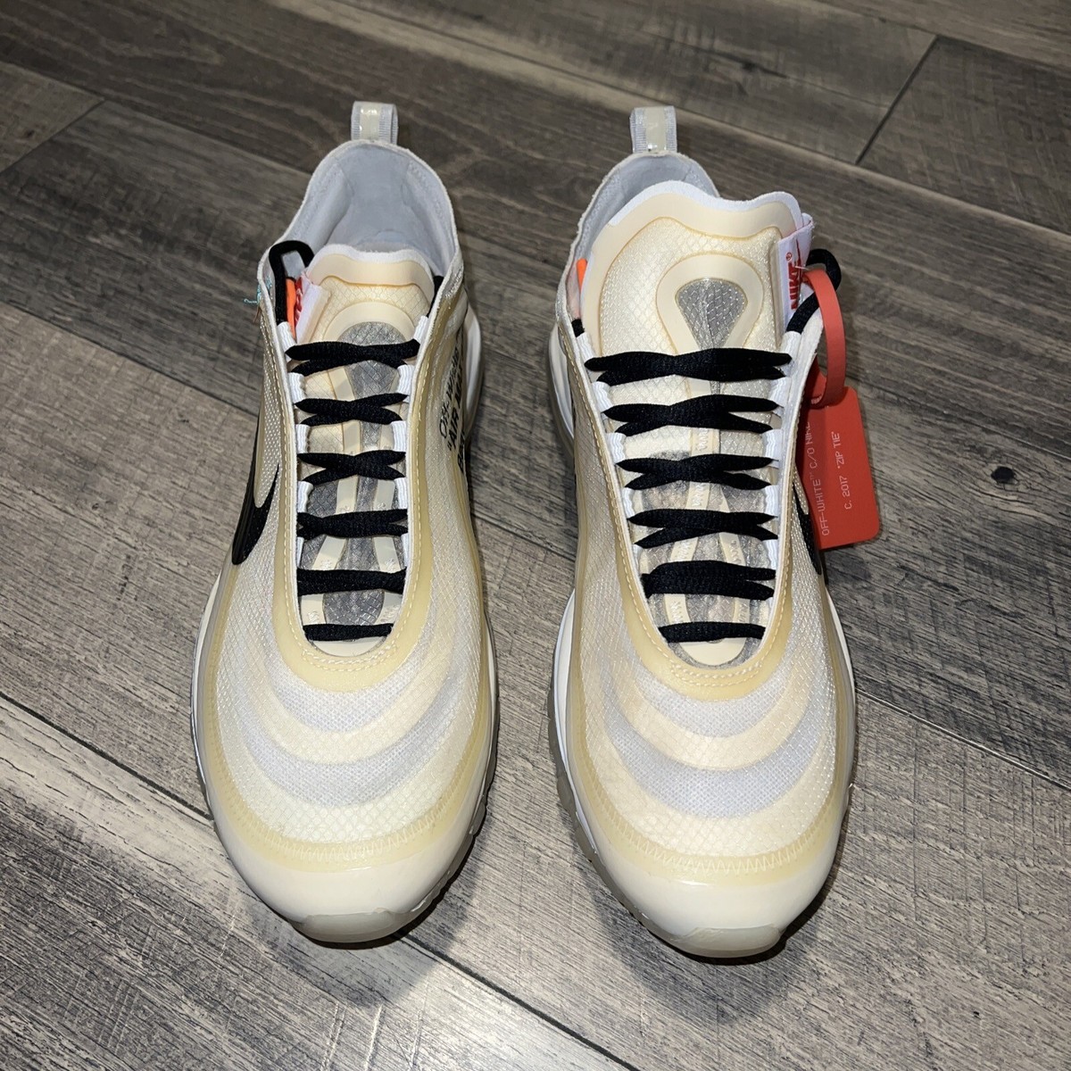 Size 9 - Nike Off-White x Air Max 97 OG The Ten W/ Box Size 9 - Nike Off-White x Air Max 97 OG The Ten W/ Box