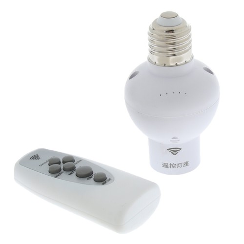 E27 Remote Control Ligth Bulb Socket Lamp Holder Fitting 40W 85-265V 3A - Picture 8 of 9
