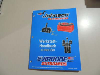 Werkstatthandbuch  Johnson Evinrude Außenborder Zubehör 1997 1998