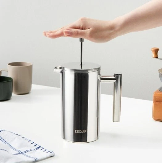 L'EQUIP Stainless French Press 800 ml LFP-SS800/Express/Genuine