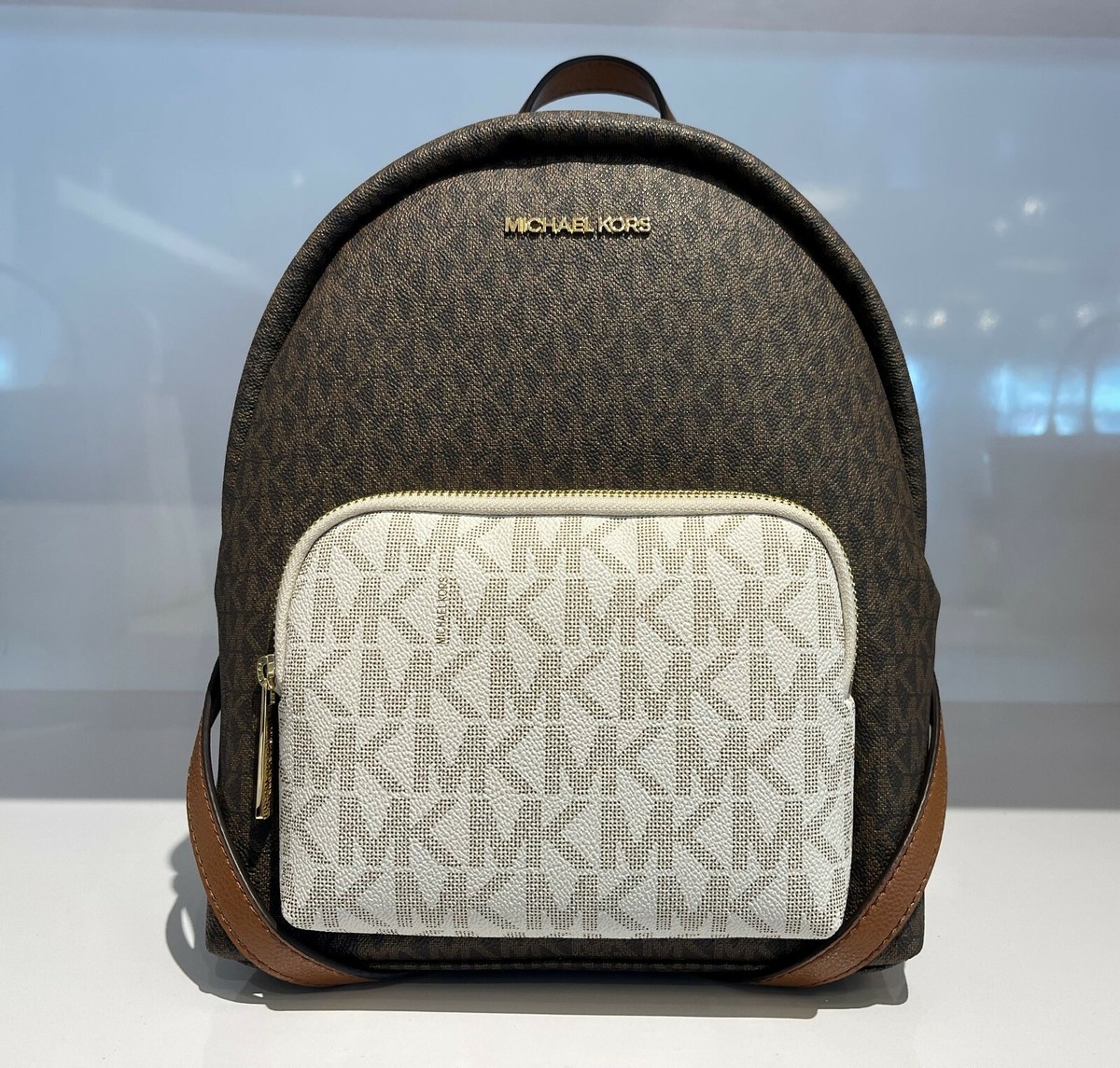 Michael Kors Erin Evergreen MD Backpack Leather 35 F0gerb2l 