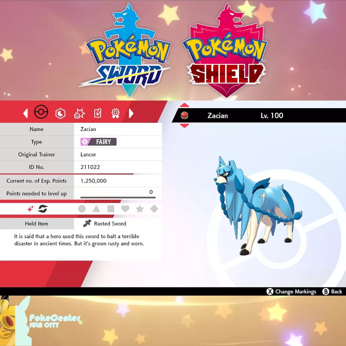 Pokemon Sword/Shield Shiny Legend PM+Item999+Guide100% Save