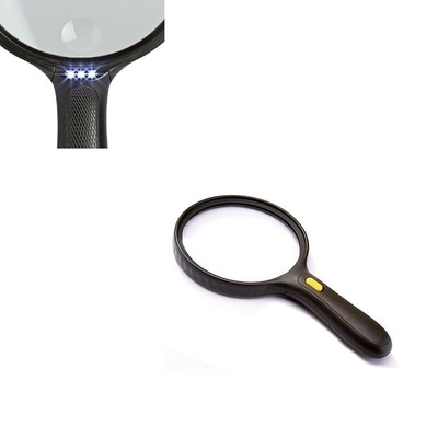 LENTE DI INGRANDIMENTO 65MM 3X LUCE LED FILATERIA LETTURA