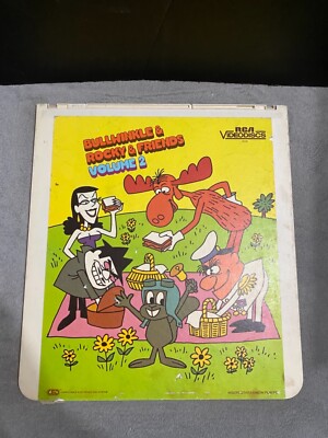 BullWinkle & Rocky & Friends Volume 2 CED Video Disc Movie 9BL