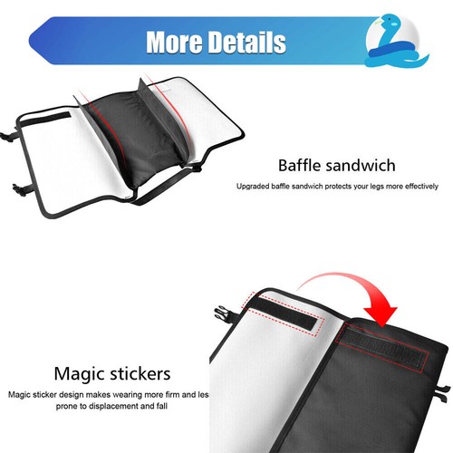 Protector anti mordedura serpiente impermeable para piernas cavadores cubierta para senderismo al aire libre - Imagen 6 de 12