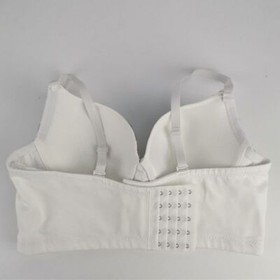 Women AB Colored Rhinestone Bustier Crop Top Strap Push Up Corset 