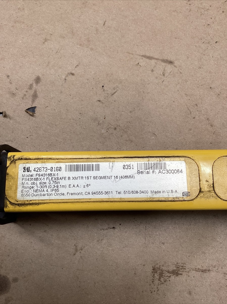 STI FLEXSAFE FS4300 SERIES 42673-0160/FS4316BX-1 TRANSMITTER STI FLEXSAFE FS4300 SERIES 42673-0160/FS4316BX-1 TRANSMITTER