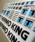 THERMO KING Trailer - Decal 1:14 Sticker Tamiya Wedico Decal RADIATOR 069