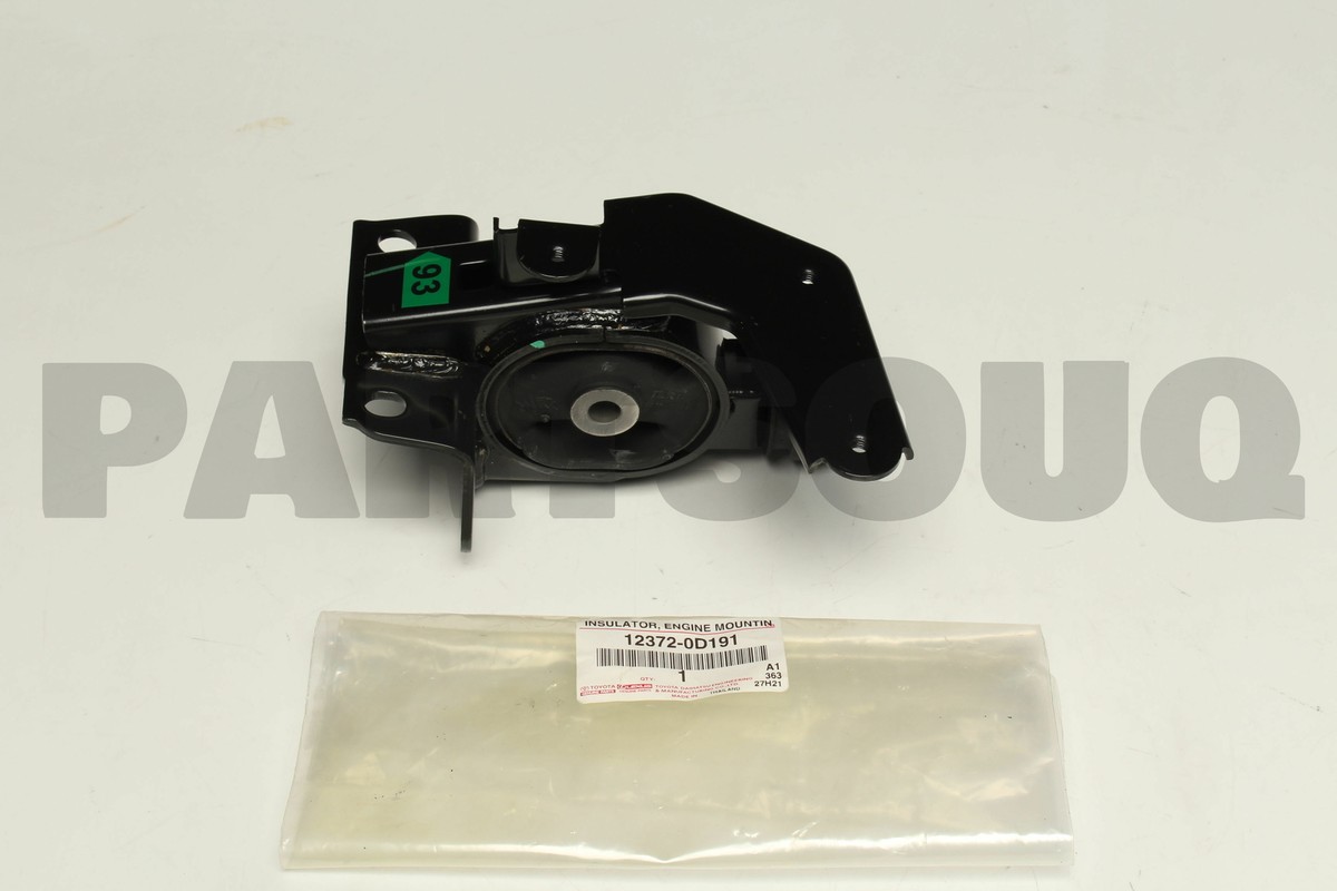 123720D191 Genuine Toyota INSULATOR, ENGINE MOUNTING, LH(FOR