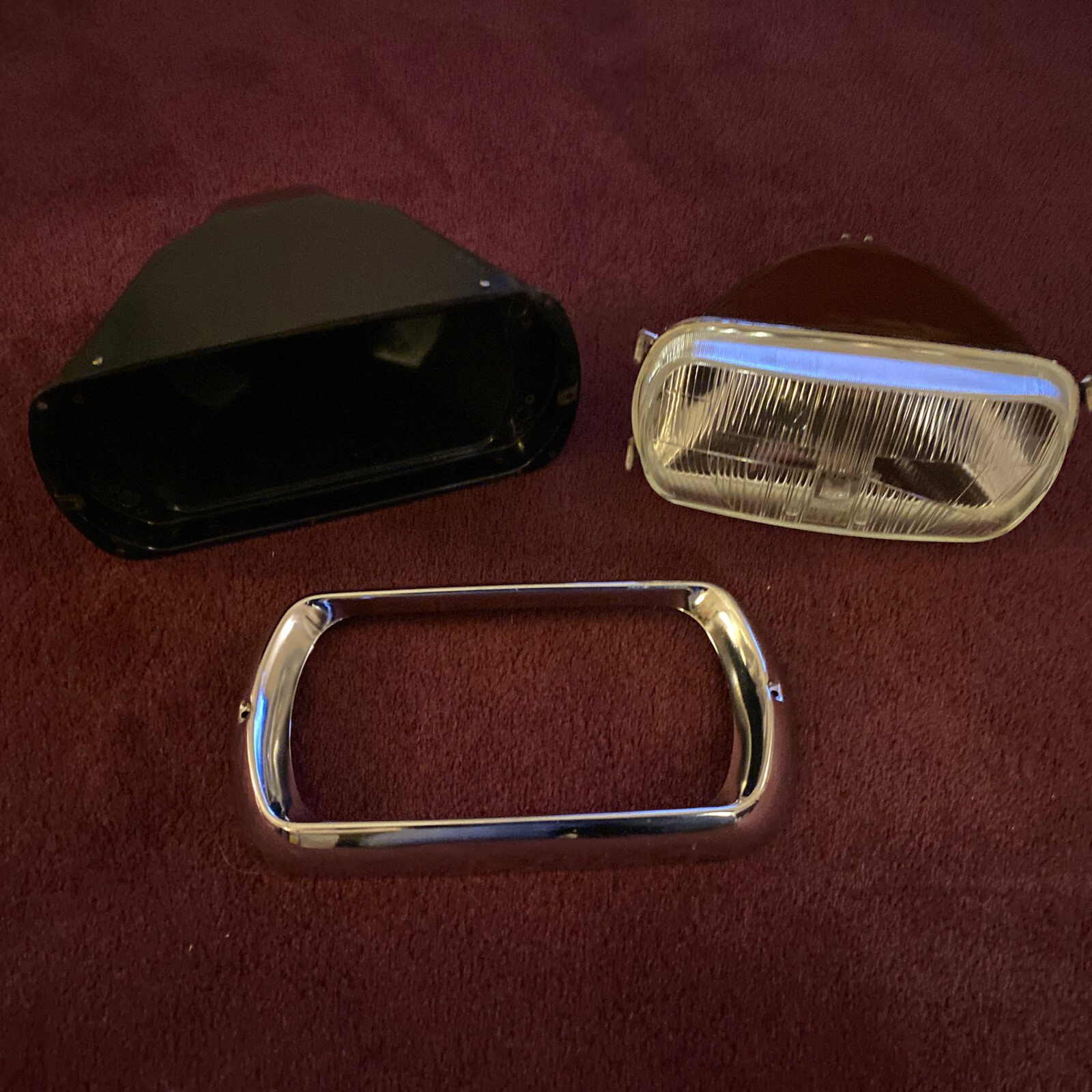 Lamborghini 350GT Marchal Headlight Assembly New Rare