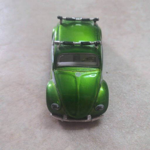 1959 '59 Volkswagen Beetle Green V Dubs Jada Toys 1/64 VW Bug