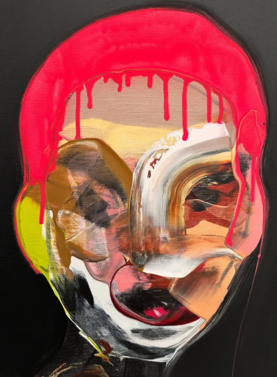 Vladinsky 1988 Pose No. 11 2019 Pintura abstracto Cuadro lienzo oleo acrilico