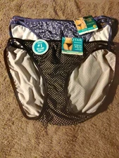  2 Pair -Vanity Fair Illumination String Bikini Panties 18108  Sz  8