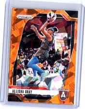 2024 Panini Prizm WNBA #96 Allisha Gray Ice Orange Prizms