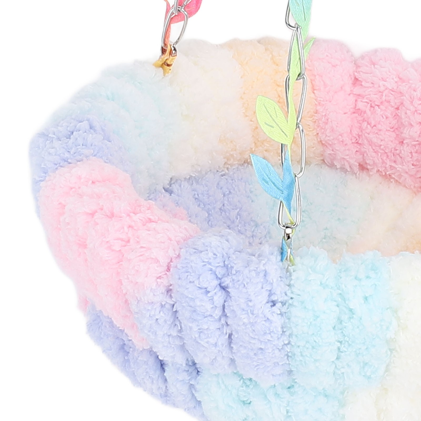 Plush Bird Swing Bed Enduring Bird Hanging Hammock Versatile Vibrant Color